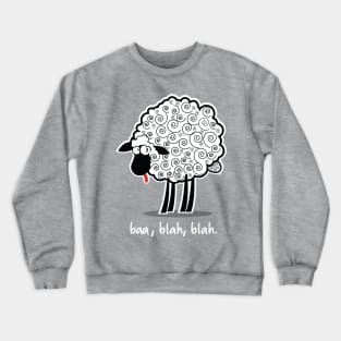 Baa, Blah, Blah Sheep Crewneck Sweatshirt